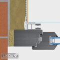 Okenná začisťovacia lišta 3D LS3-250