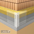 LK PVC rohová lišta s tkaninou VERTEX