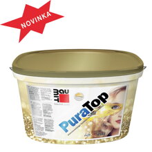 Baumit Pura Top 25 kg - škrábaná a ryhovaná štruktúra
