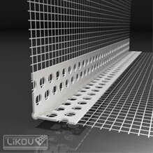 Rohová lišta PVC s tkaninou VERTEX 2,5 m