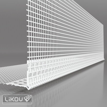 Rohová lišta s prelisom LK-LP PVC