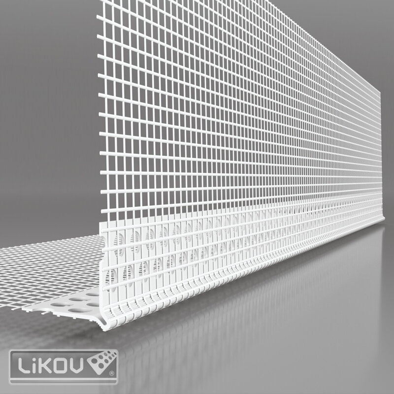 Rohová lišta s prelisom LK-LP PVC